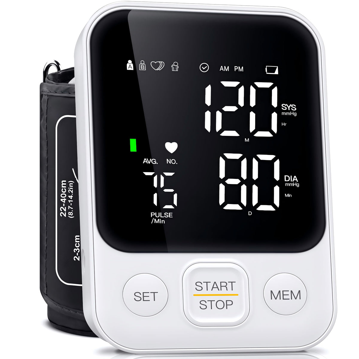 FDA Cleared Upper Arm Blood Pressure Monitor V15629