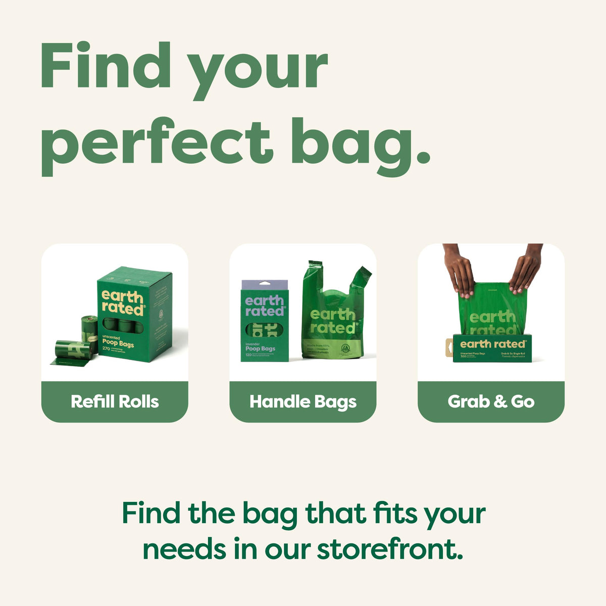 Dog Poop Bags on Refill Rolls, 270 Bags, Lavender M724124