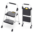 2 Step Folding Step Stool White N76227