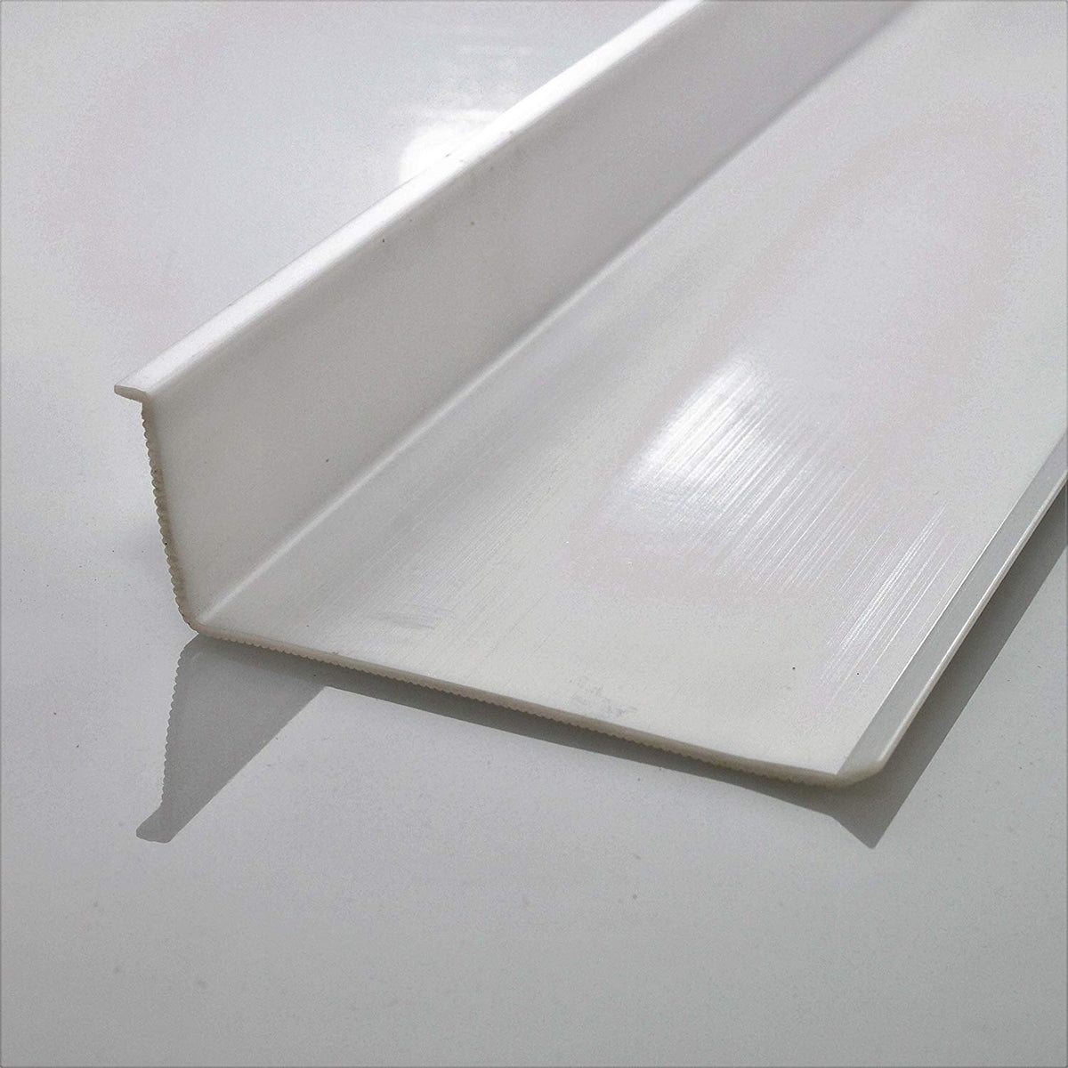 White Ribbed Acrylic Diffuser (L-Shaped, 24") Y80020