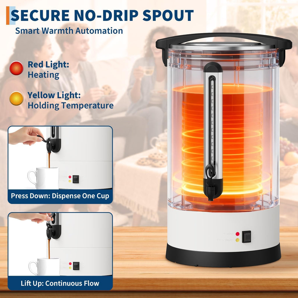 80-Cup Stainless Steel Commercial Coffee Urn A810