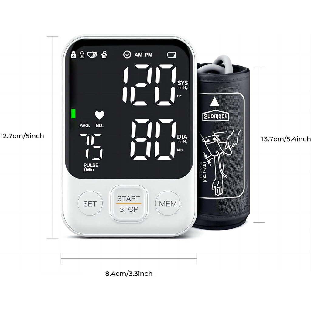 FDA Cleared Upper Arm Blood Pressure Monitor V15629