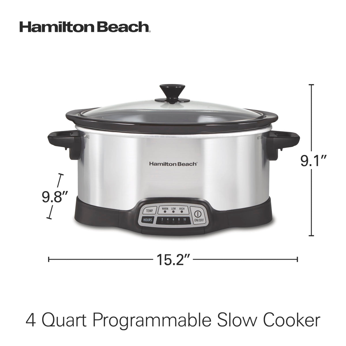 Programmable 4 Quart Slow Cooker T3552