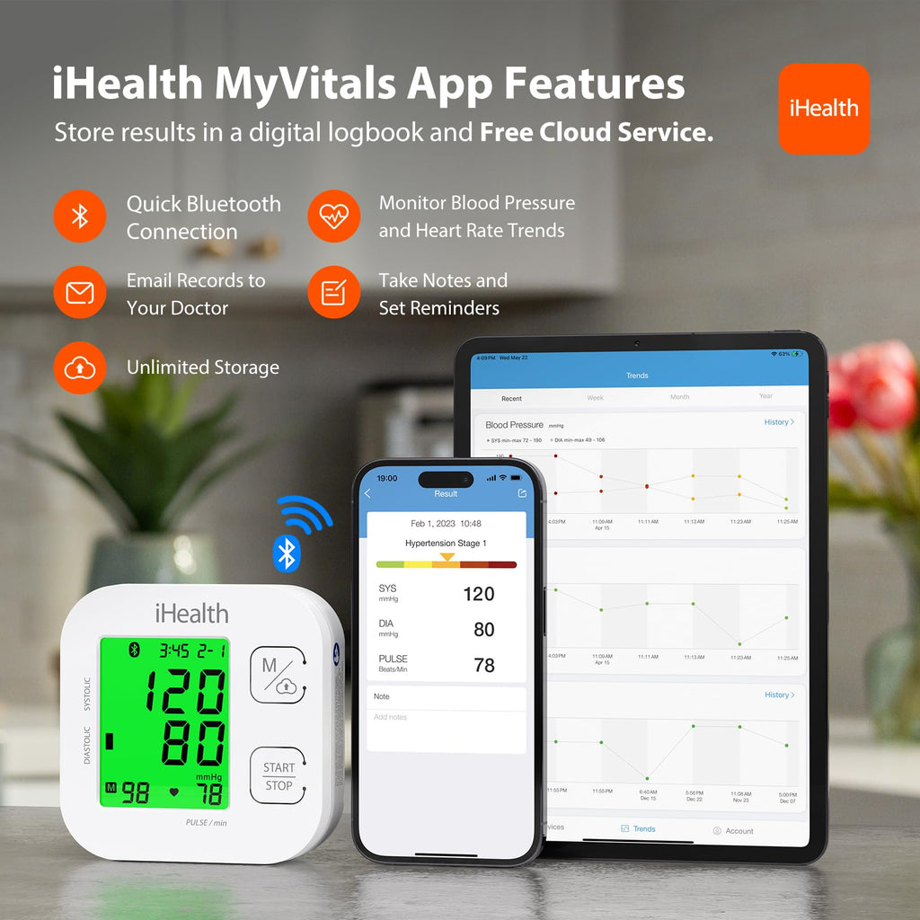 Upper Arm Blood Pressure Monitor with Wide-Range Cuff X31108