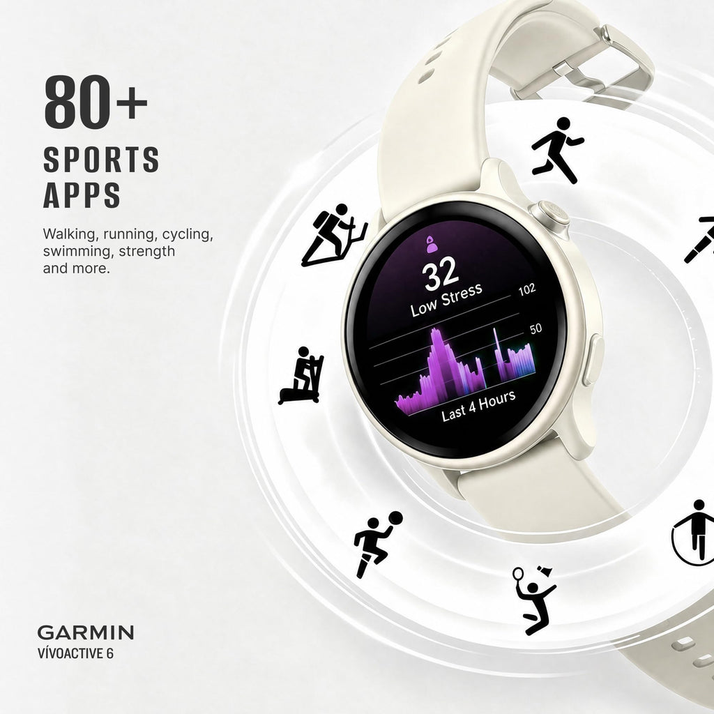 Health and Fitness GPS Smartwatch with AMOLED Display I42455