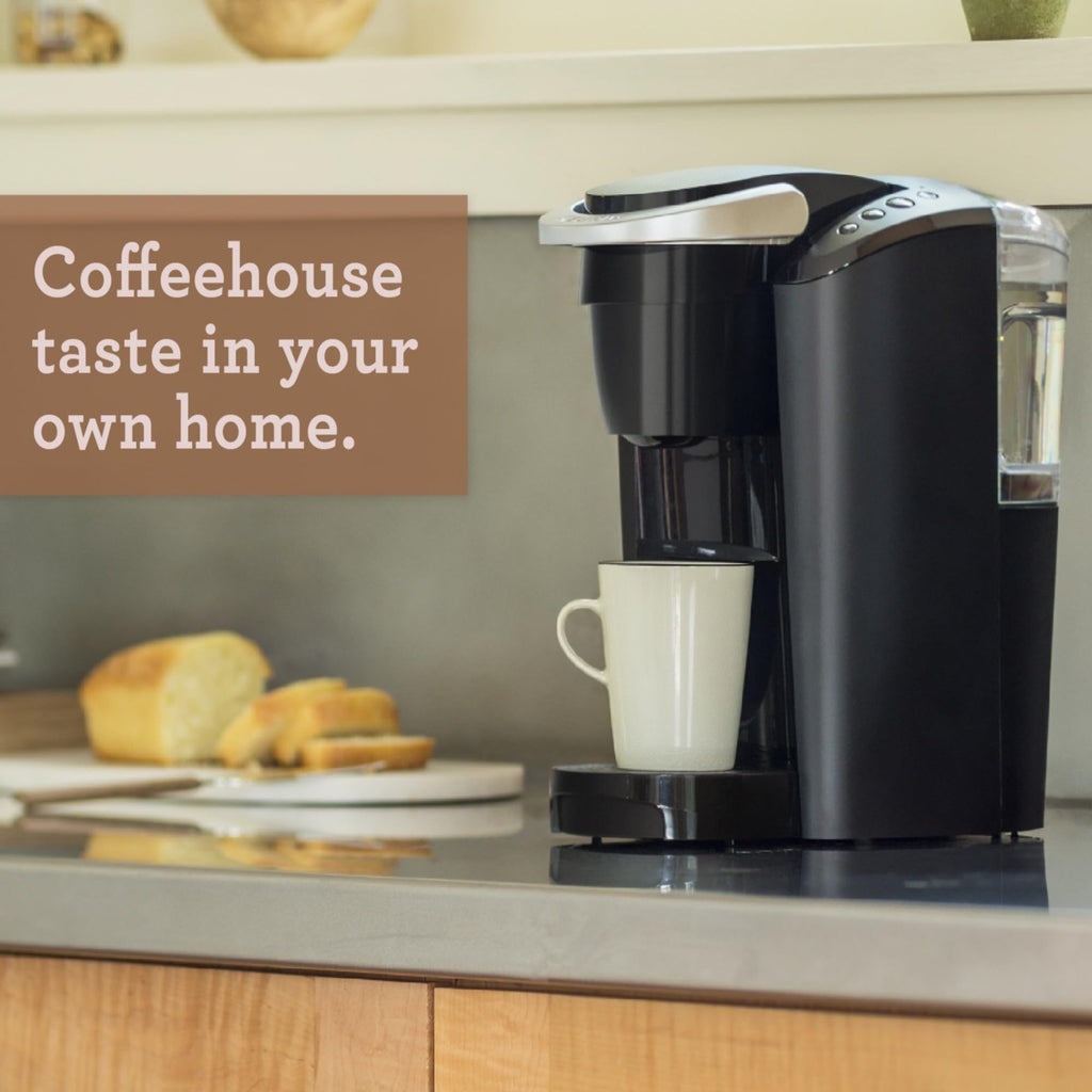 Black Single-Serve Coffee Maker with 3 Brew Sizes D327788