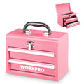 Portable Mini Metal Tool Box with 2 Drawers A28972