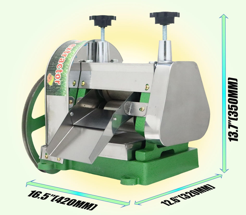 Manual Sugar Cane Juicer Machine with 2 Peeling Knives H761490