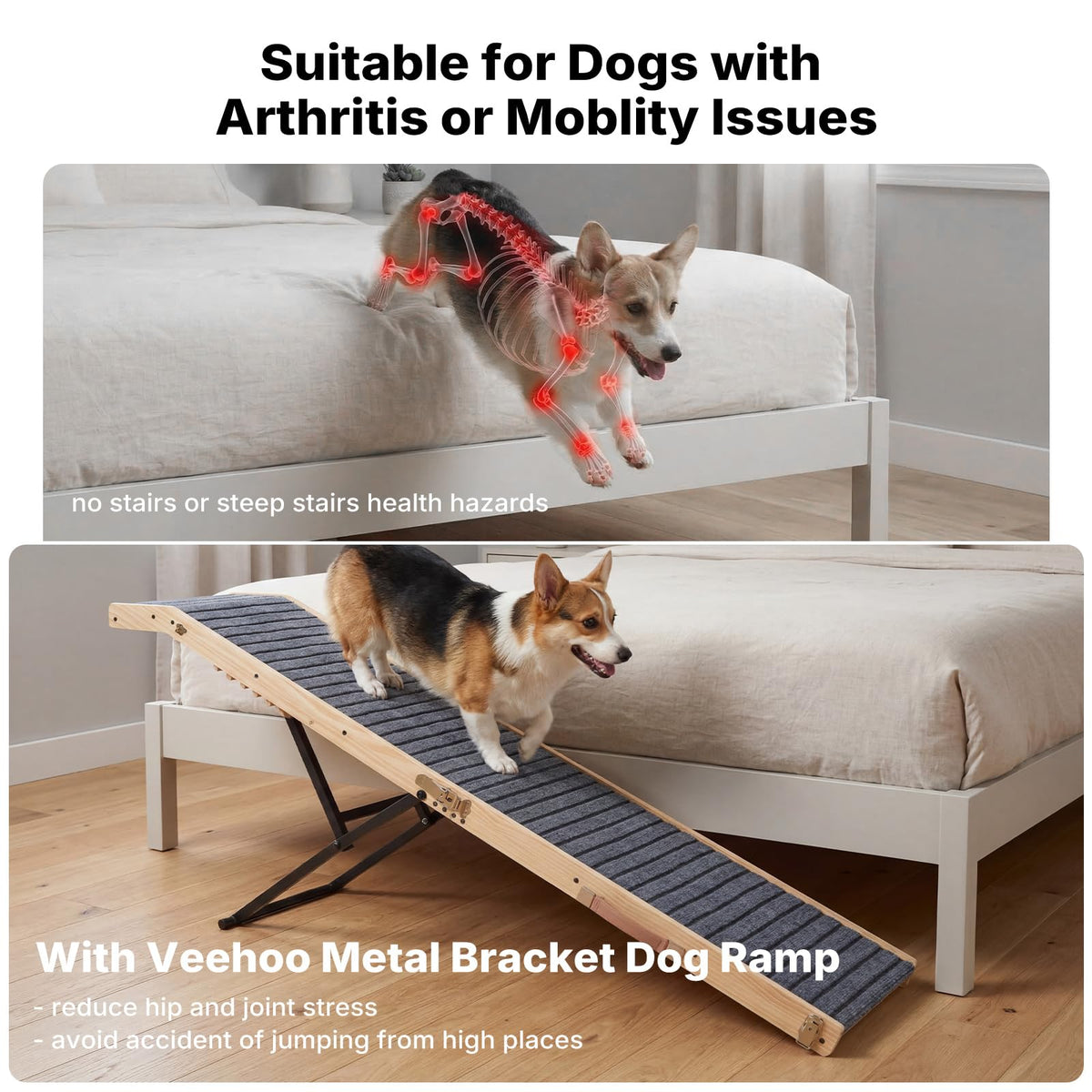 Folding Dog Ramp 20" to 31" L412975