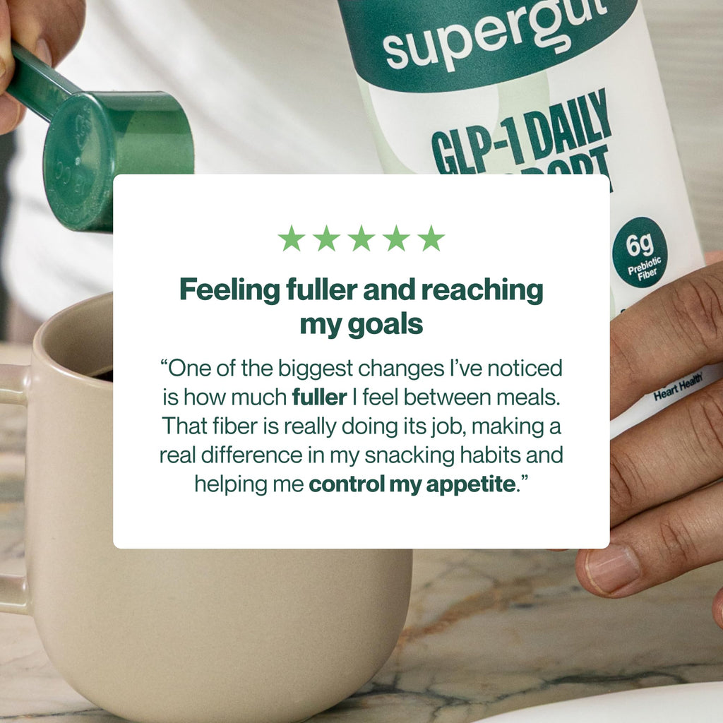 High Fiber GLP-1 Supplement Powder Drink Mix 20 Servings U8290