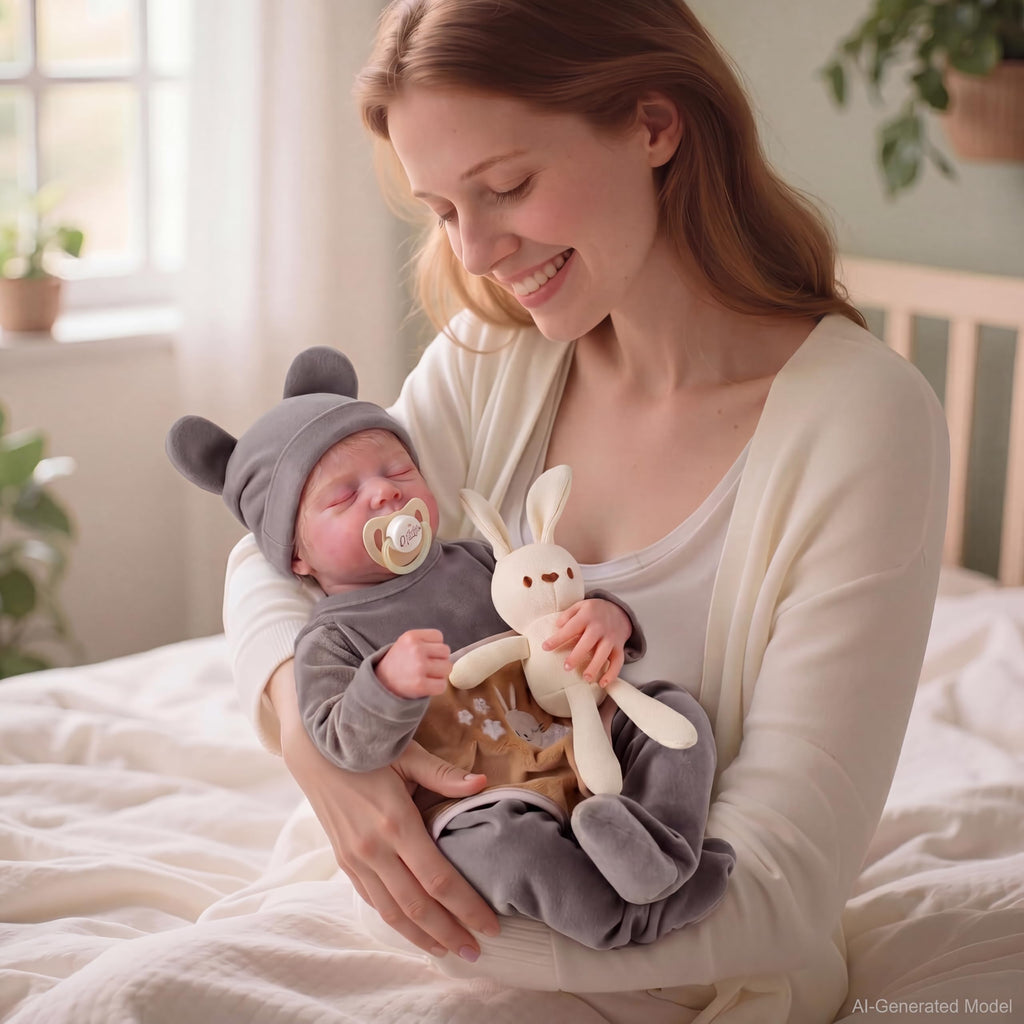 20 Inch Realistic Newborn Baby Doll with Poseable Body F62338