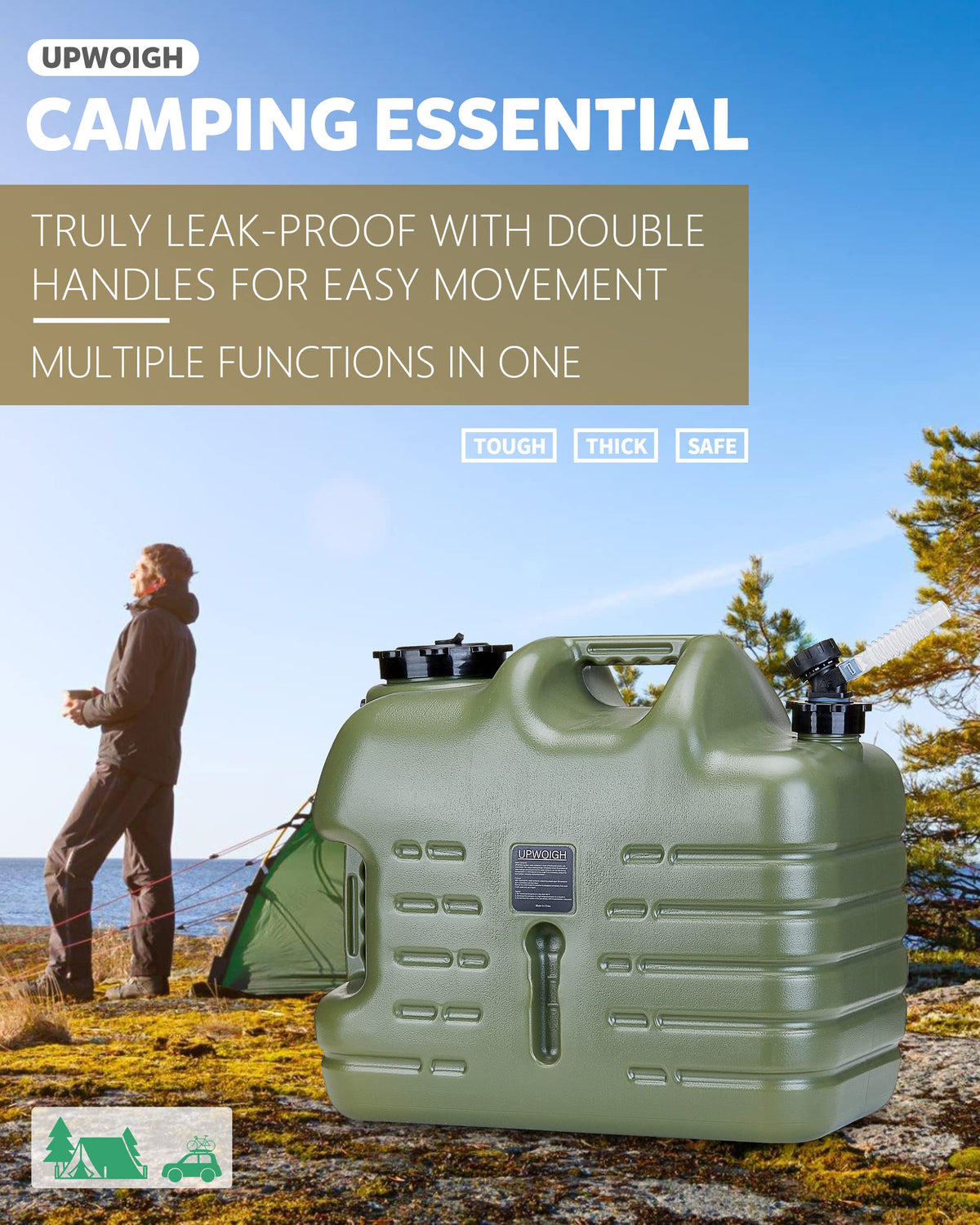 8.2 Gal Camping Water Jug with Spigot J175