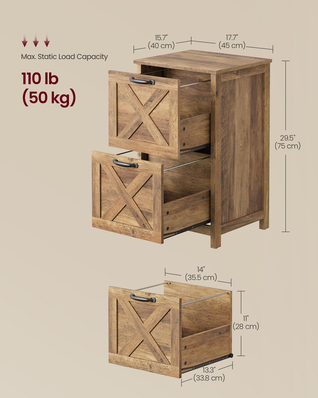 2-Drawer File Cabinet R985968