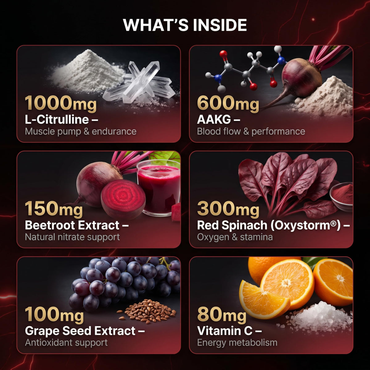 3000mg Nitric Oxide Complex 120 Capsules A552