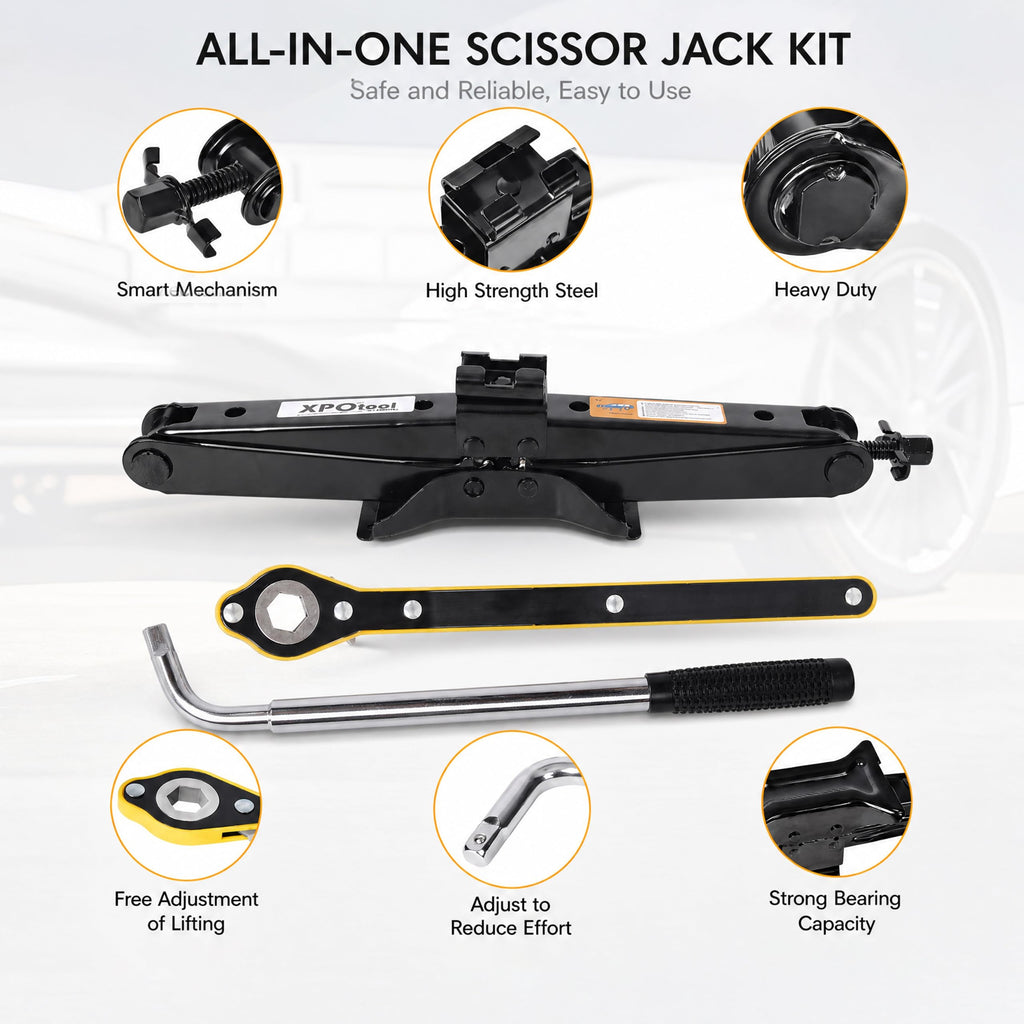 3 Ton Scissor Jack Kit with Storage Bag X37371