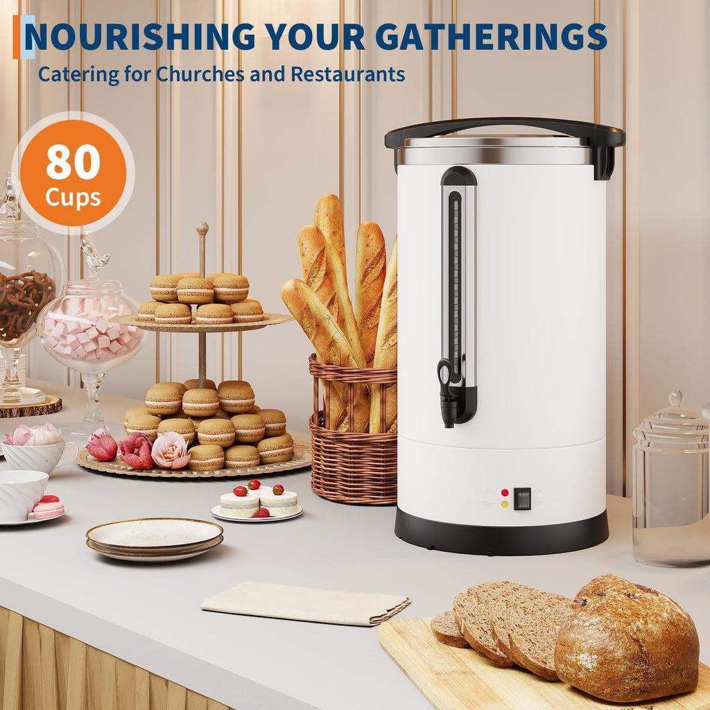 80-Cup Stainless Steel Commercial Coffee Urn A810
