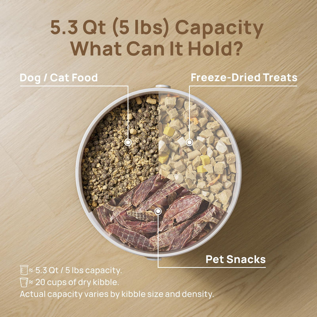 Vacuum Pet Food Storage Container 5 lb G81145