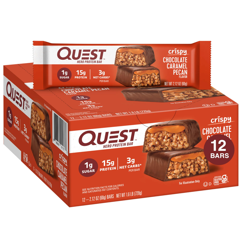 Salted Caramel Protein Shake 4 Count and Chocolate Caramel Pecan Protein Bar 12 Count Z23516