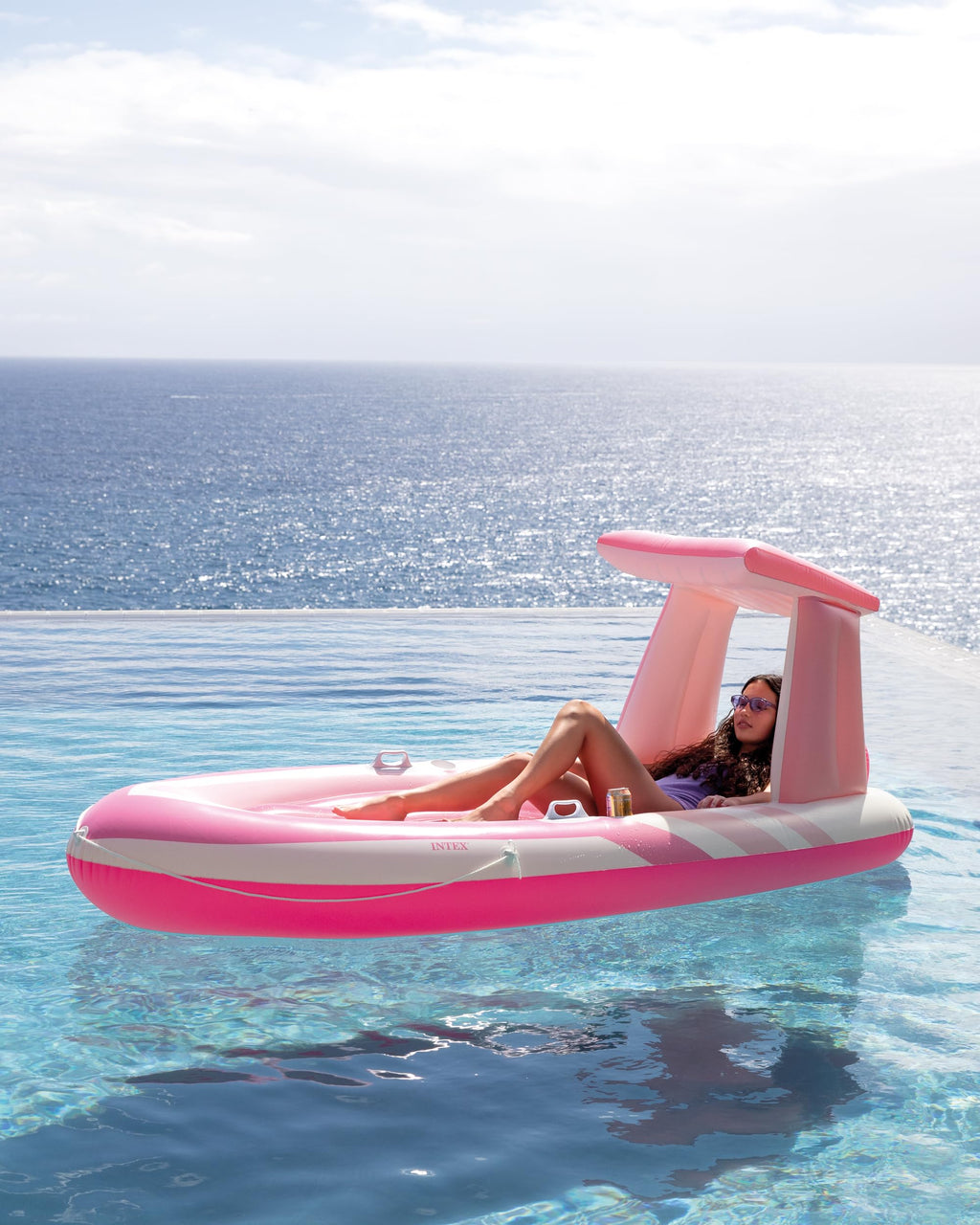 Inflatable Pool Float with 2 Cup Holders V30951