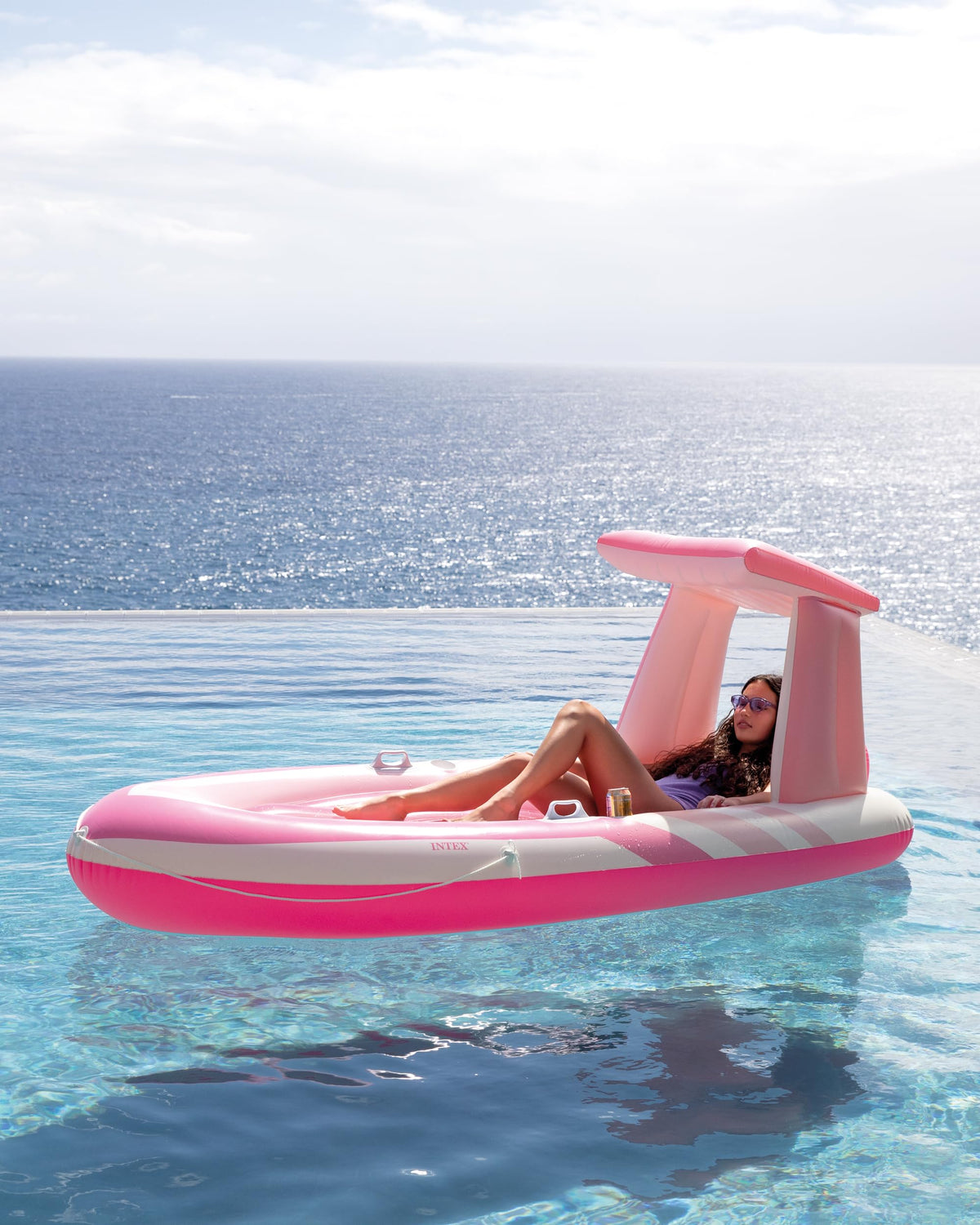 Inflatable Pool Float with 2 Cup Holders V30951
