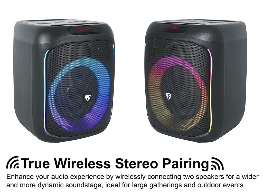6.5" LED Bluetooth Speaker 2-Pack E624154
