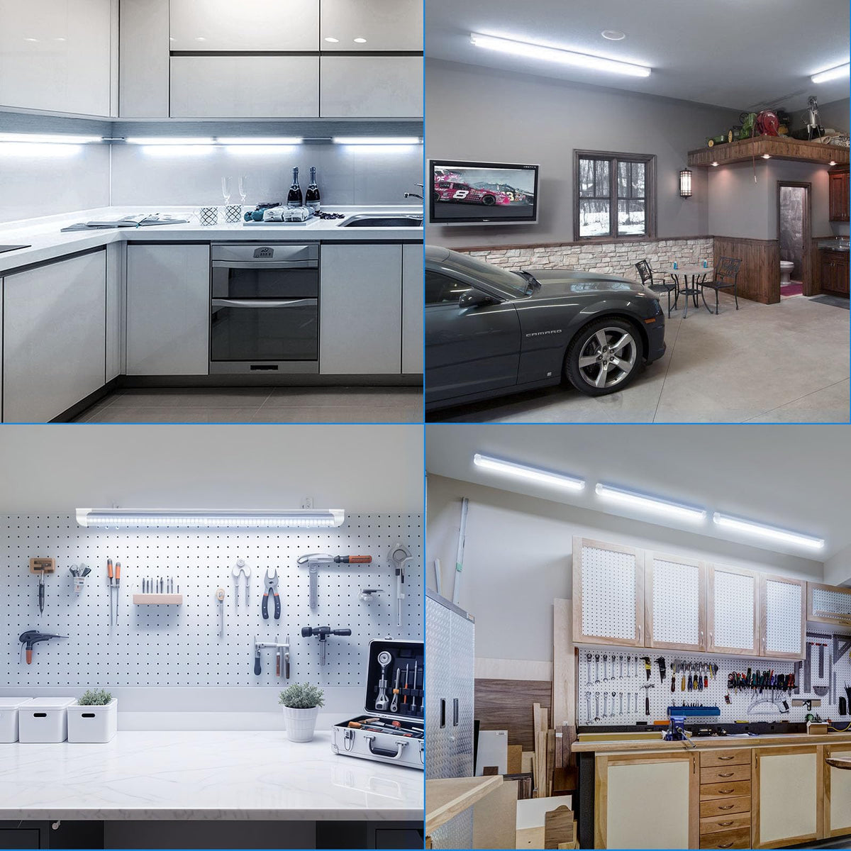 2FT 25W 3750LM 6500K Linkable LED Shop Light F86771