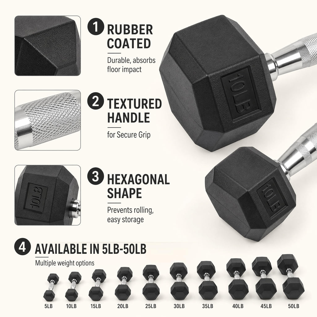 Dumbbell Set with Rack J5140