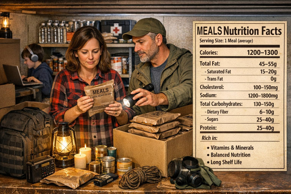 2027 Inspection Ready to Eat A & B MRE Meal 24 Total Meals S52696