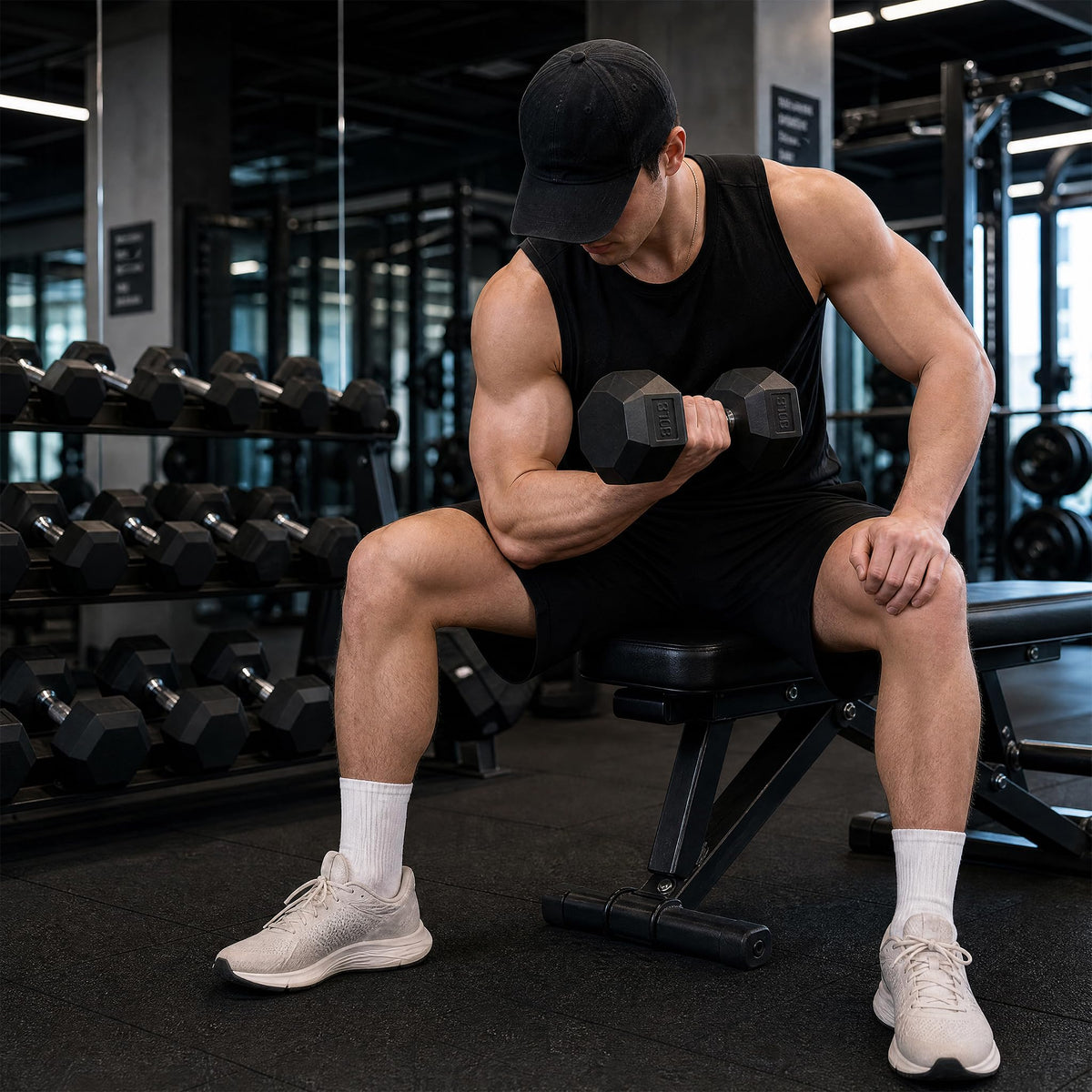 Dumbbell Set with Rack J5140