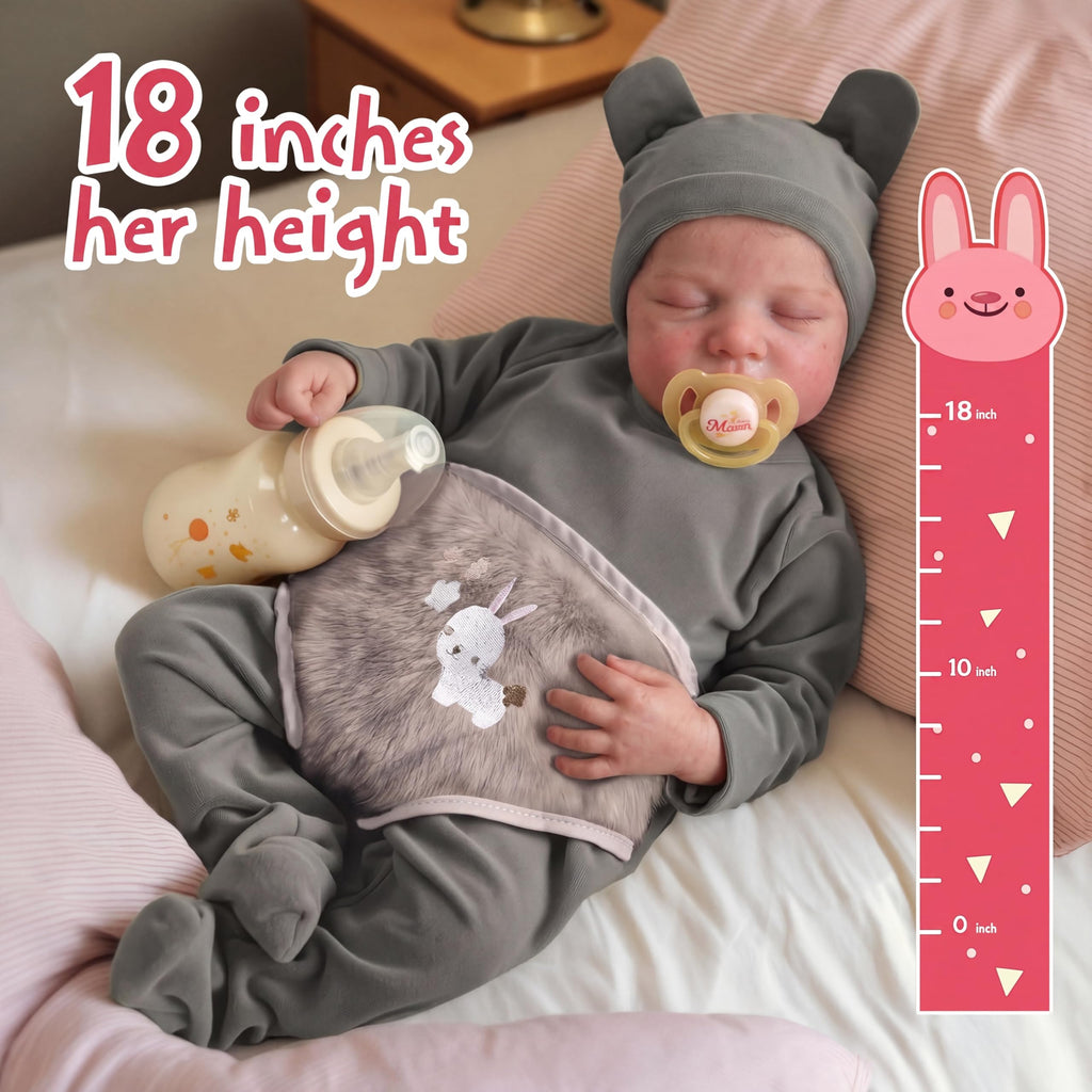 20 Inch Realistic Newborn Baby Doll with Poseable Body F62338