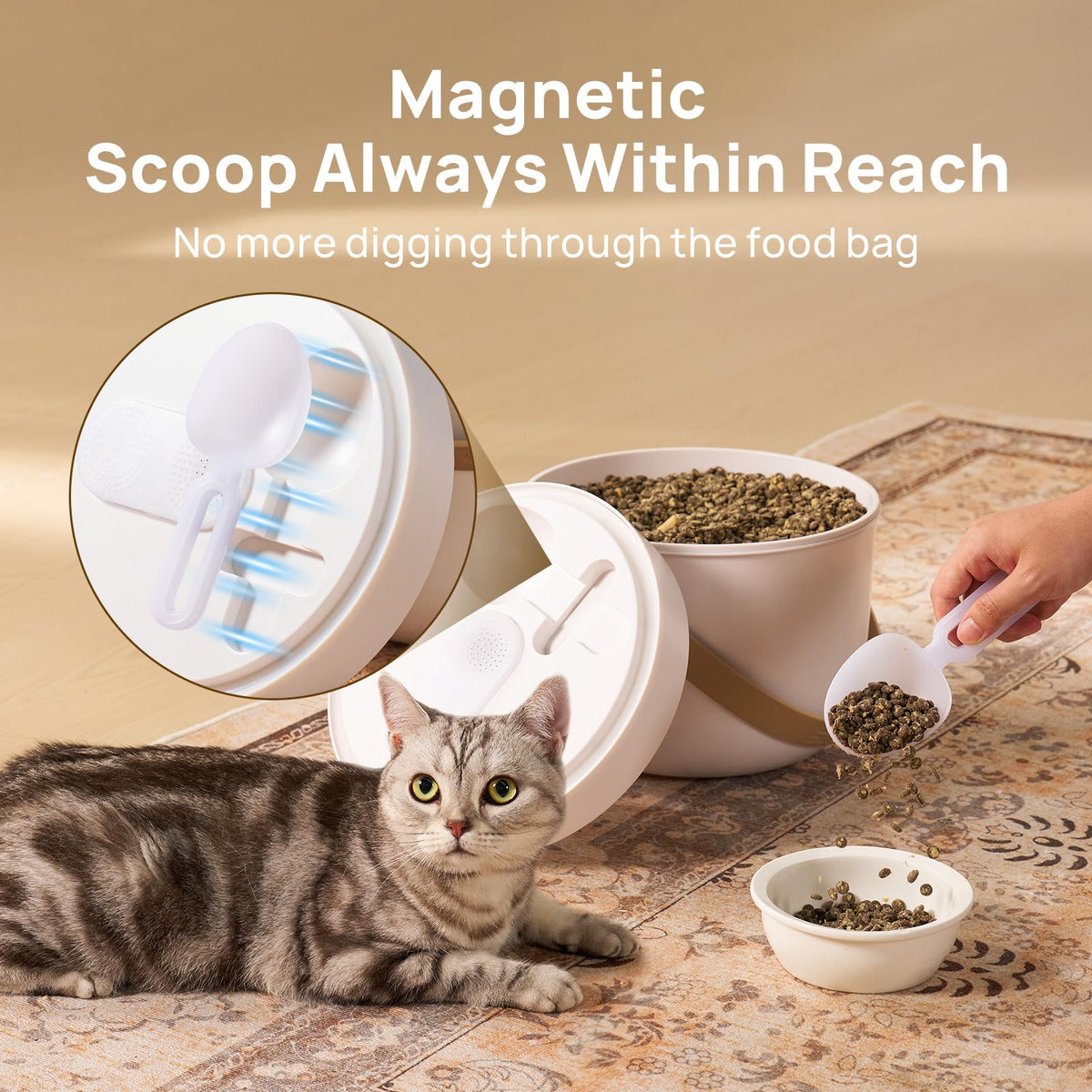 Vacuum Pet Food Storage Container 5 lb G81145