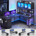 L Shaped Gaming Corner Desk with Drawers A8589
