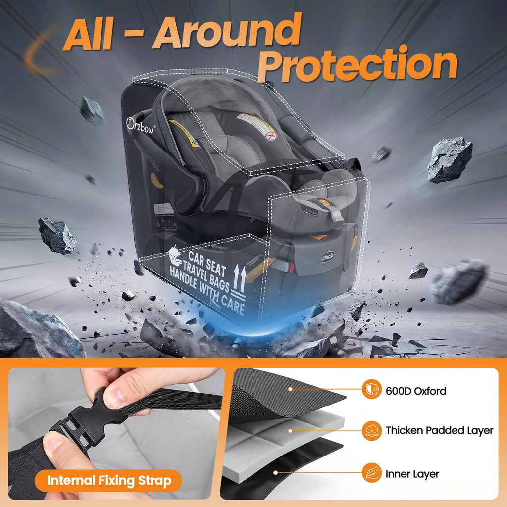 Infant Car Seat Travel Backpack Bag P615