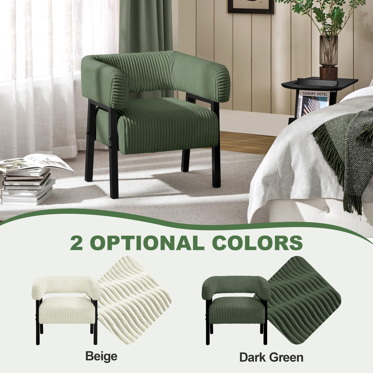 Accent Living Room Chair Set of 2 F17510