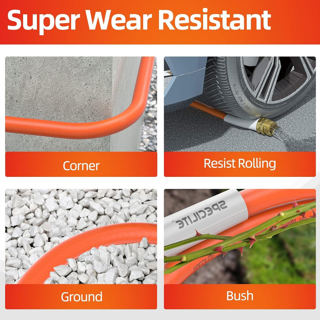 Garden Water Hose 50 ft x 5/8" Heavy Duty Flexible A52450