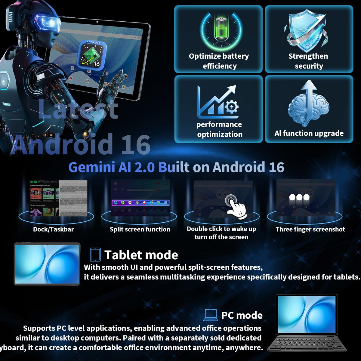 10 inch Tablet with Keyboard Q567037