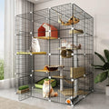 Metal Wire Cat Cage, 3x2x4 Cat Kennel N1877