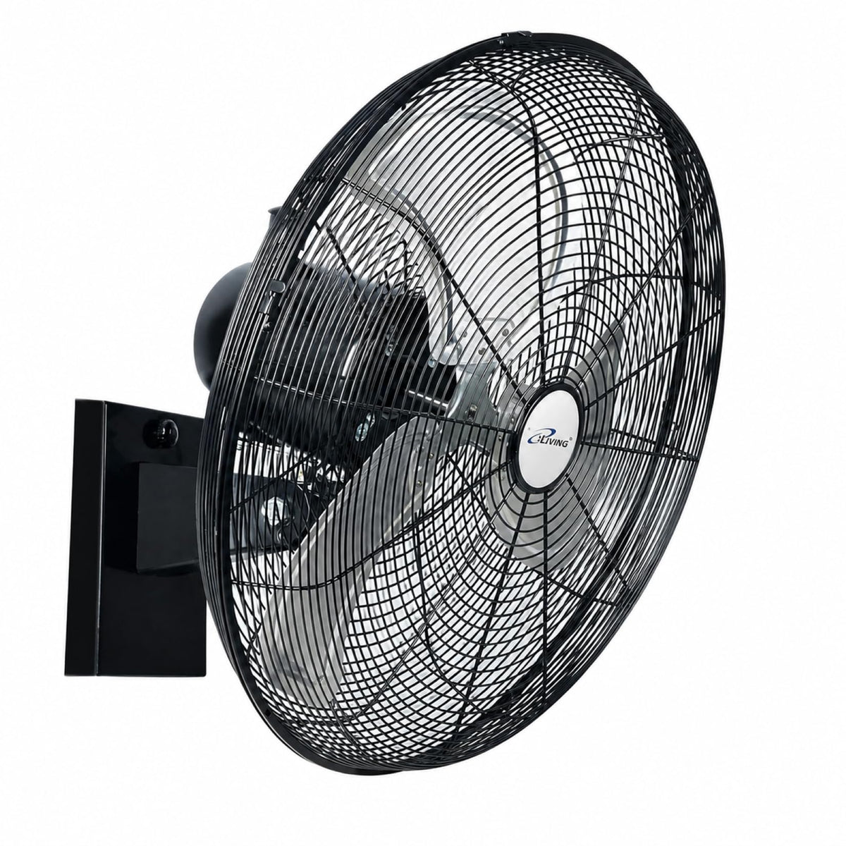 20" Outdoor Oscillating High Velocity Wall Fan, Black W6371