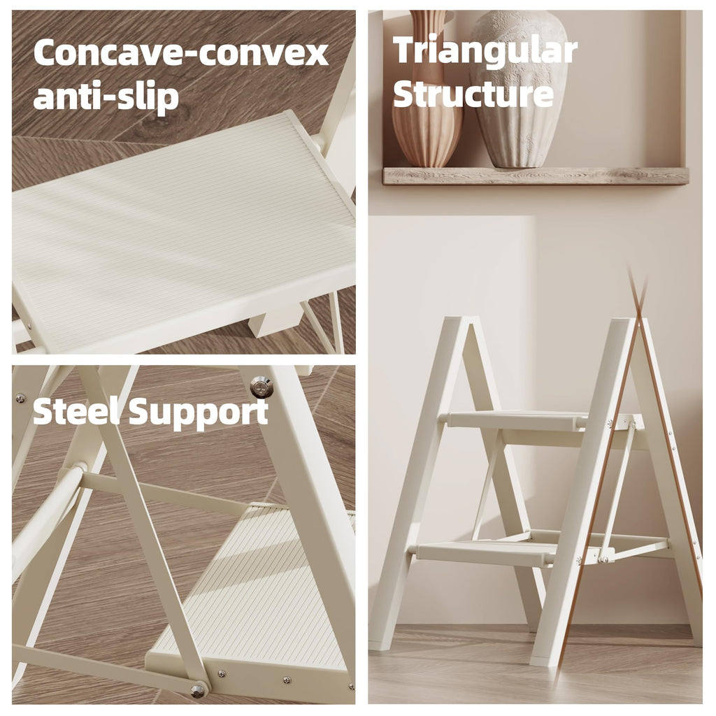 Aluminum Foldable 2 Step Stool Y53035