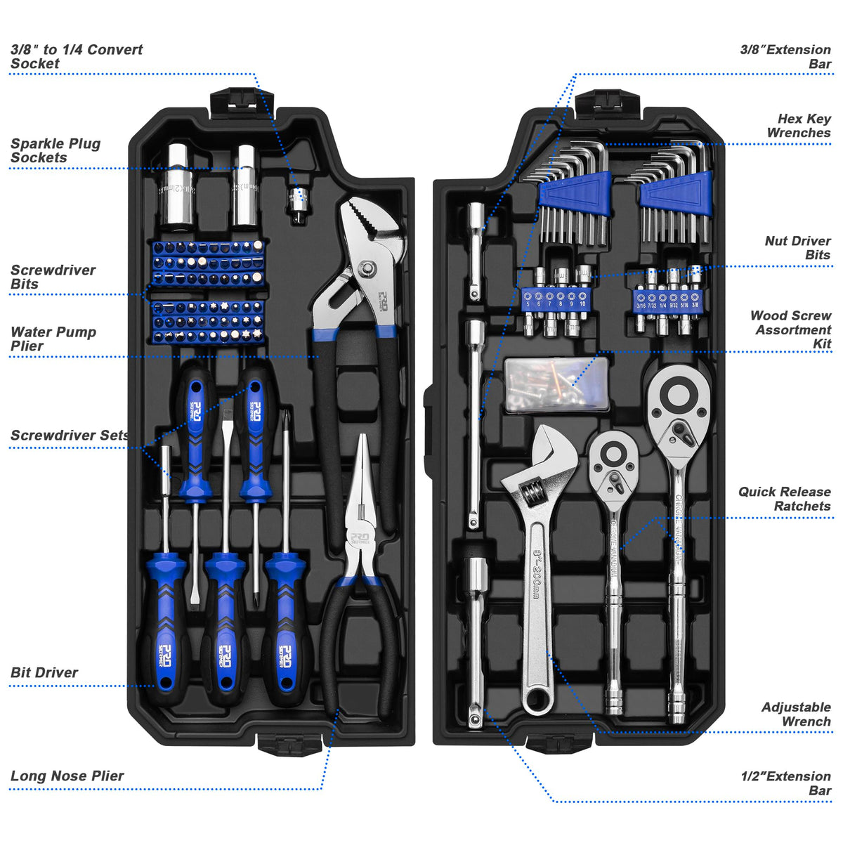 240-Piece Mechanics Tool Set X9595