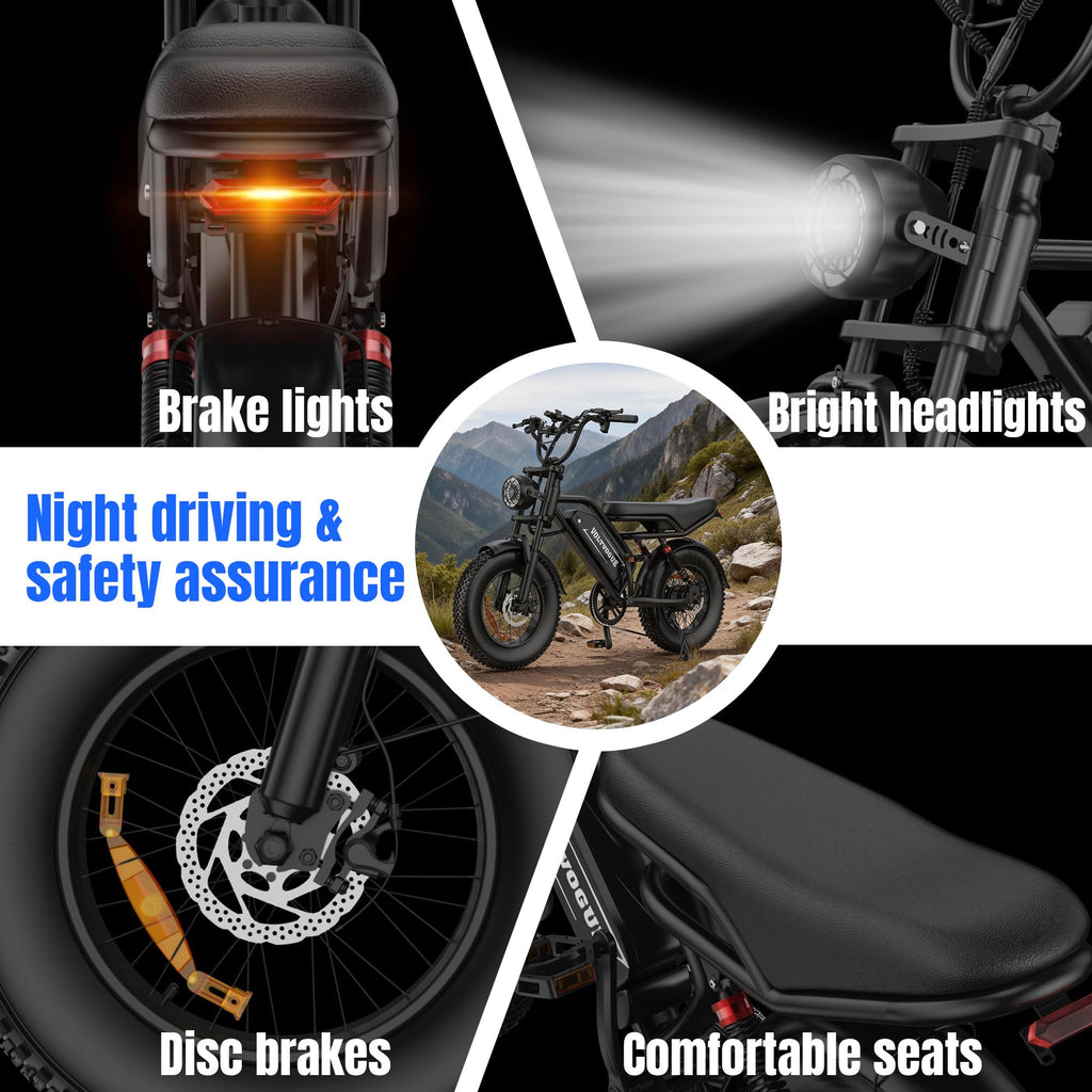 1500W Peak Motor Full Suspension Electric eBike E160