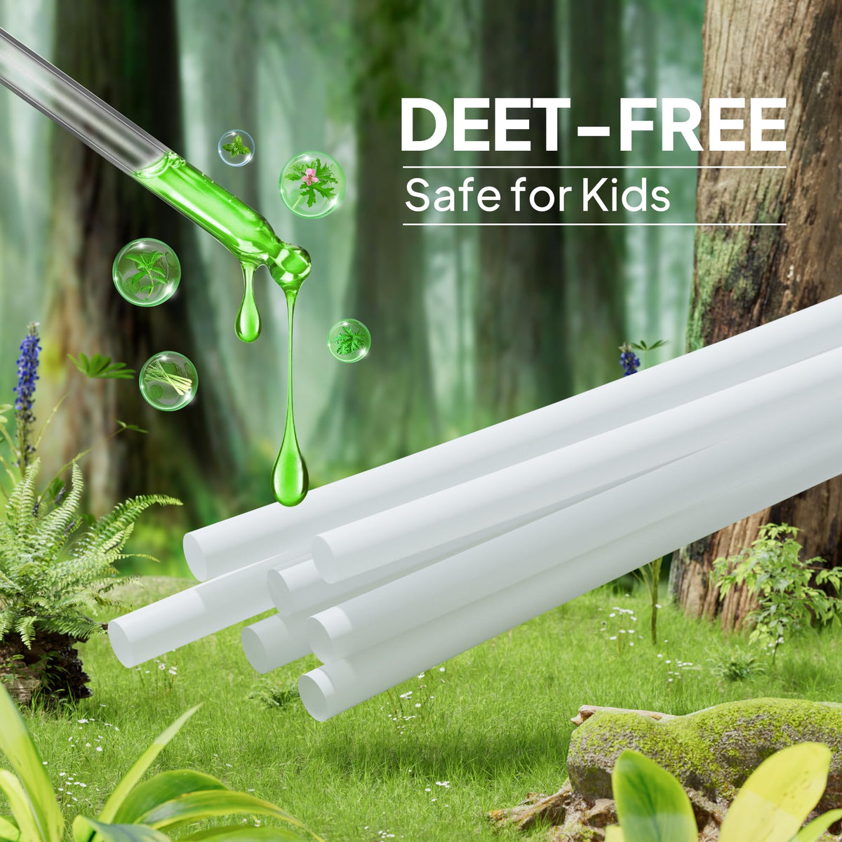 Mosquito Repellent Bracelet Refill Oil Sticks 15 Pack T703038