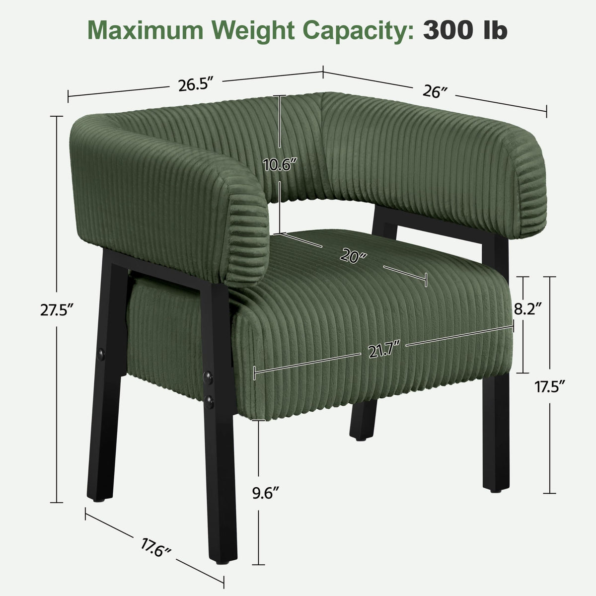 Accent Living Room Chair Set of 2 F17510