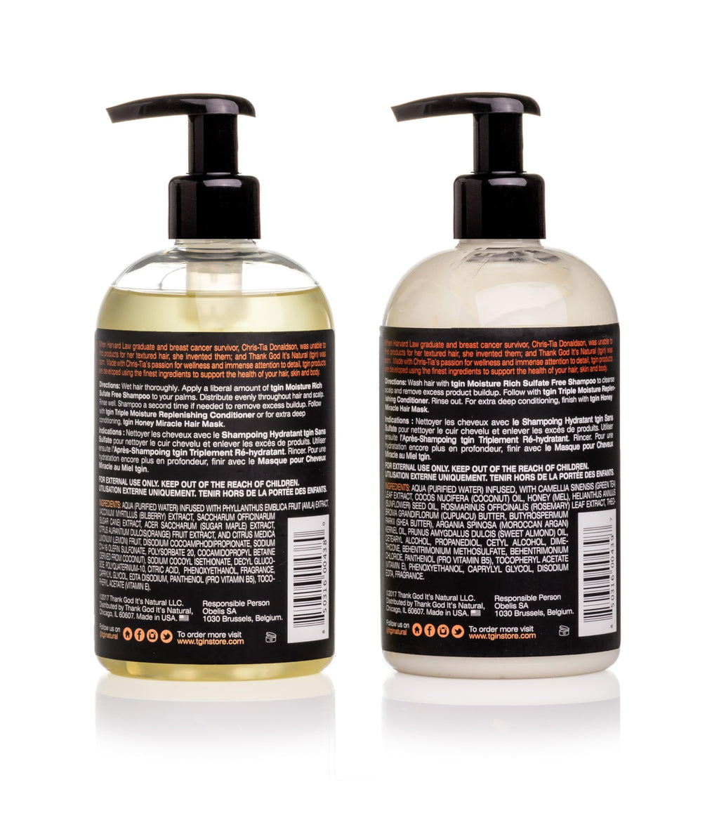 Sulfate Free Moisturizing Shampoo & Conditioner Duo 13 oz Set G5462