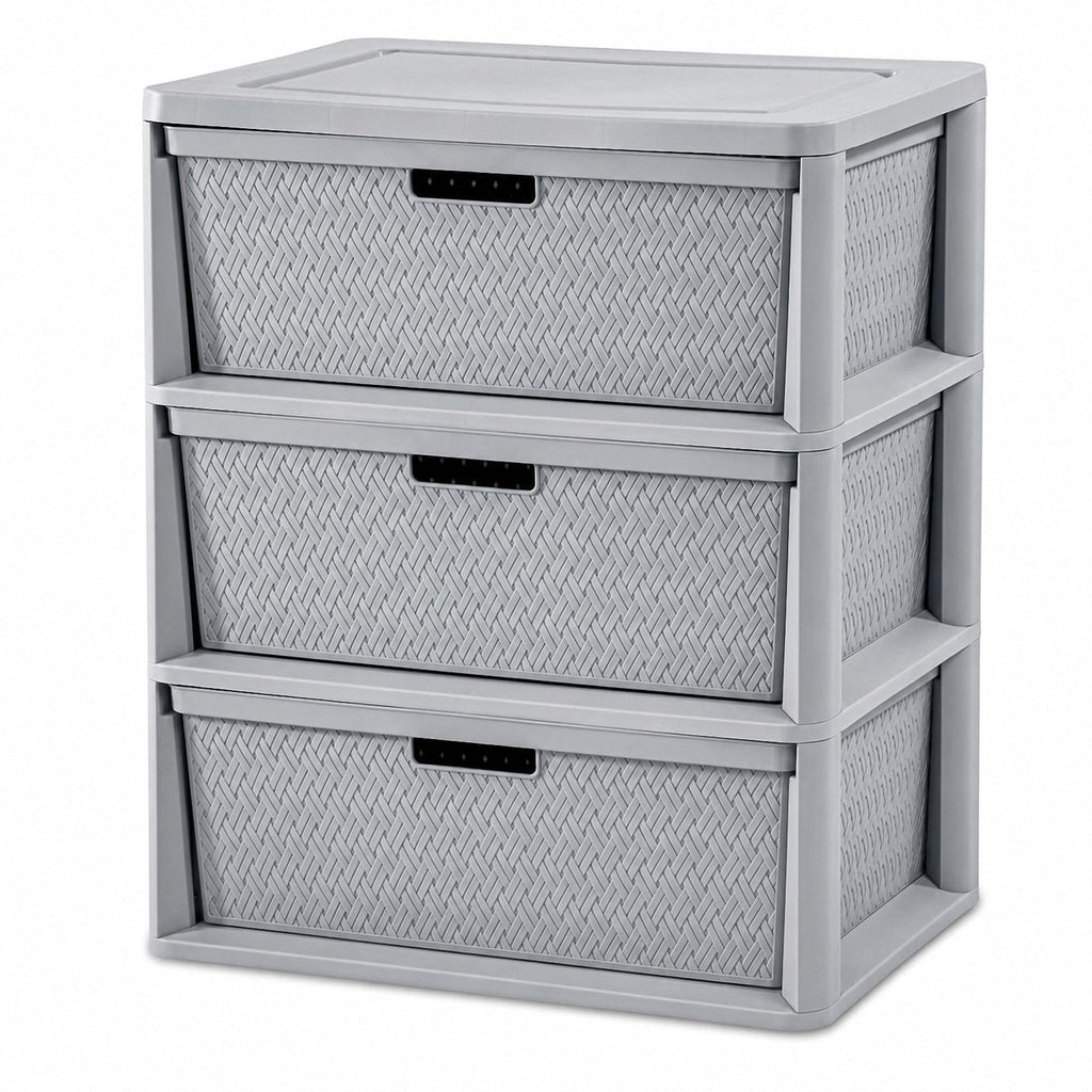 3 Drawer Plastic Storage Organizer V43445