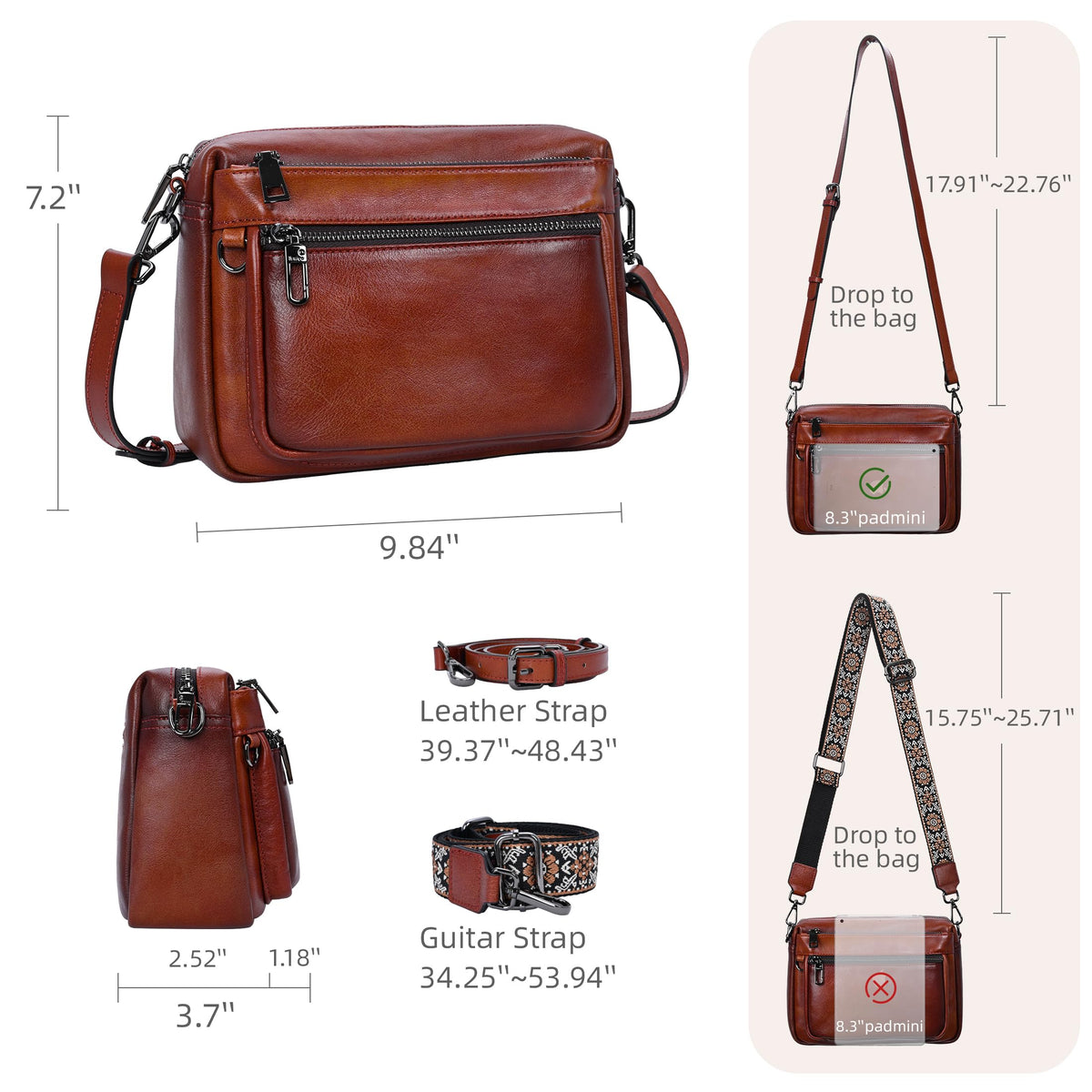 Leather Crossbody Bag Z419301