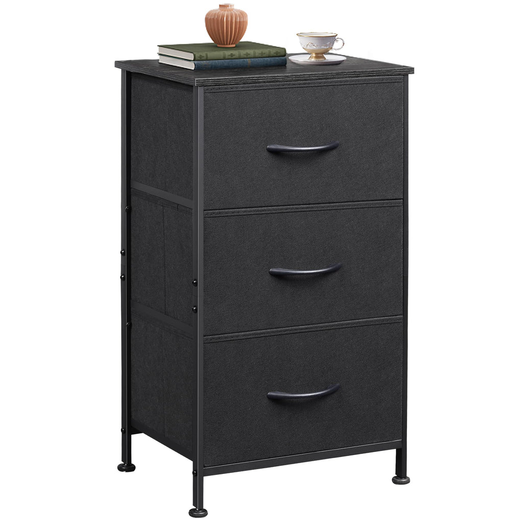 Charcoal Black 3 7 9 Drawer Dresser Set D86269