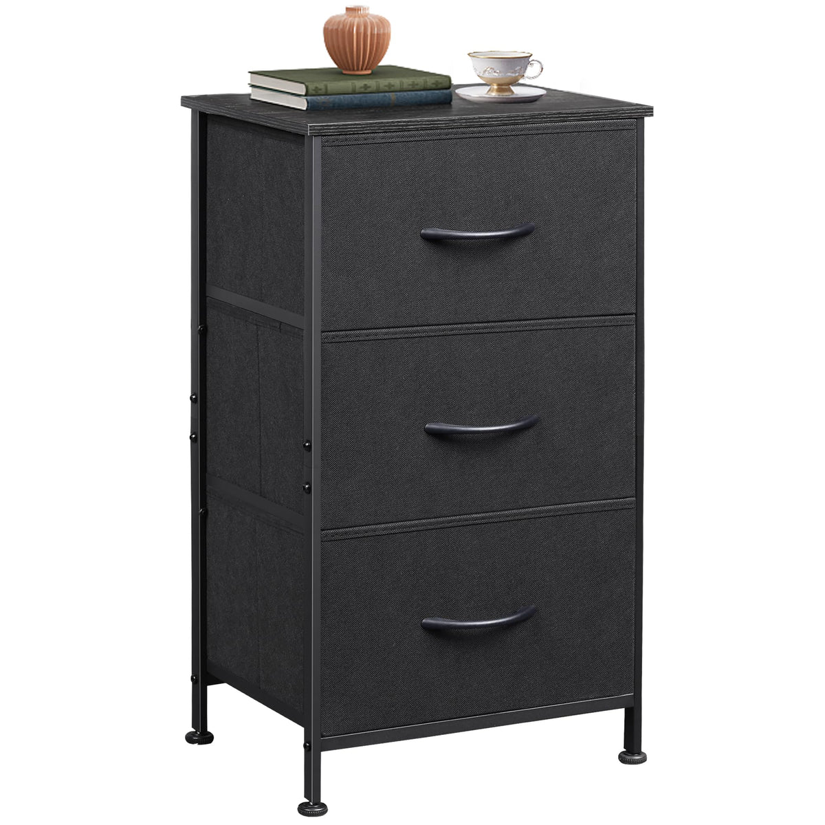 Charcoal Black 3 7 9 Drawer Dresser Set D86269