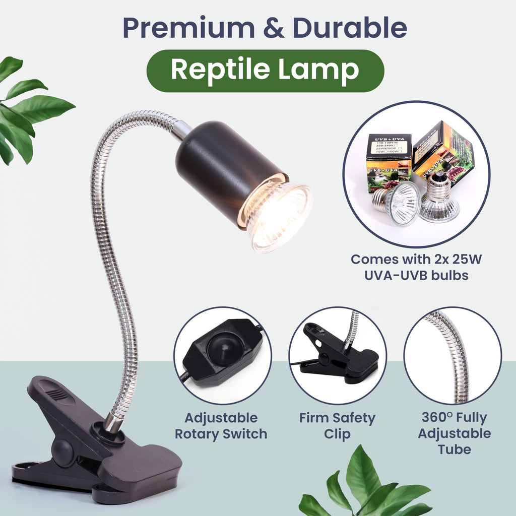 Black Turtle Tank Kit with Filter, UVB Lamp and Basking Platform S8735