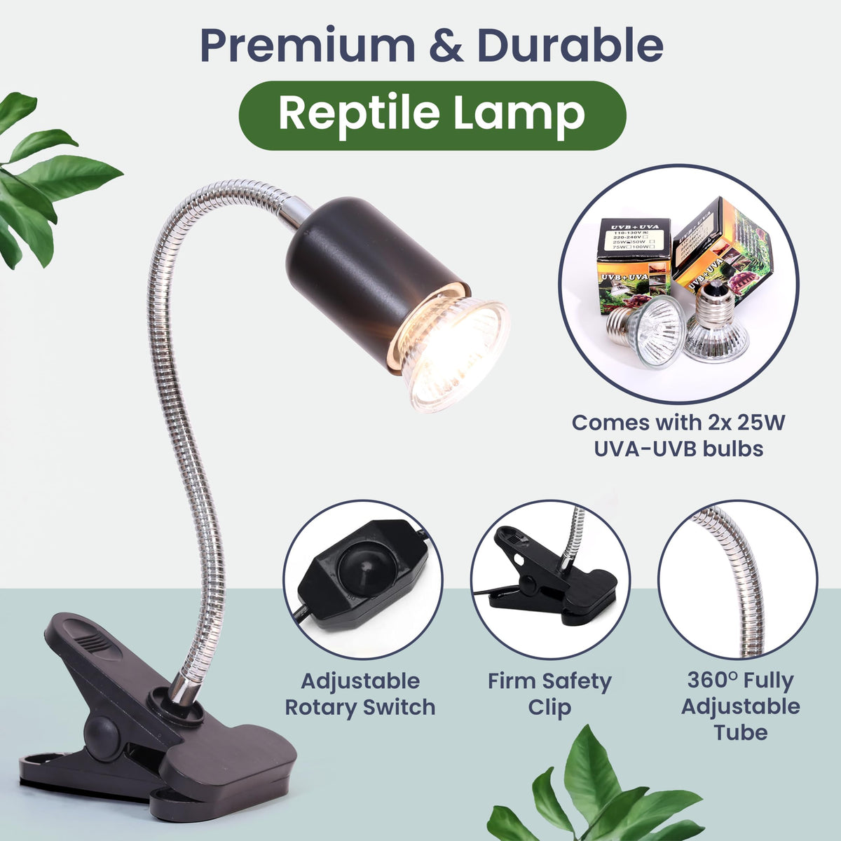 Black Turtle Tank Kit with Filter, UVB Lamp and Basking Platform S8735